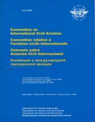 Convention on International Civil Aviation Convention relative a ...