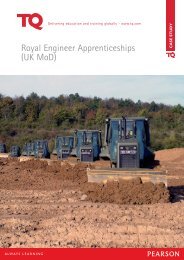 The Royal Engineer Apprenticeships programmes - TQ Education ...