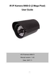 IR IP Kamera 9060-O (2 Mega Pixel) User Guide - Aviosys