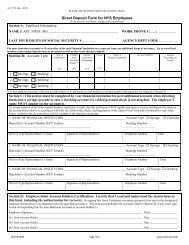 Direct Deposit Form for NYS Employees