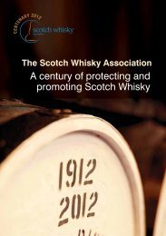 DRAFT CONSULTATION - Scotch Whisky Association