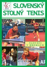 SL OVÃCI V BRÃMA CH - StolnÃ½ Tenis Å URANY