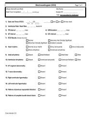 Electrocardiogram CRF - Cure CMD