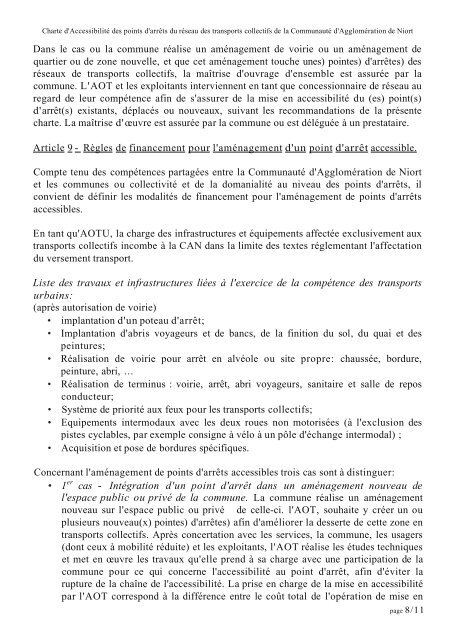 Annexe 2 du PDU - Communauté d'Agglomération de Niort