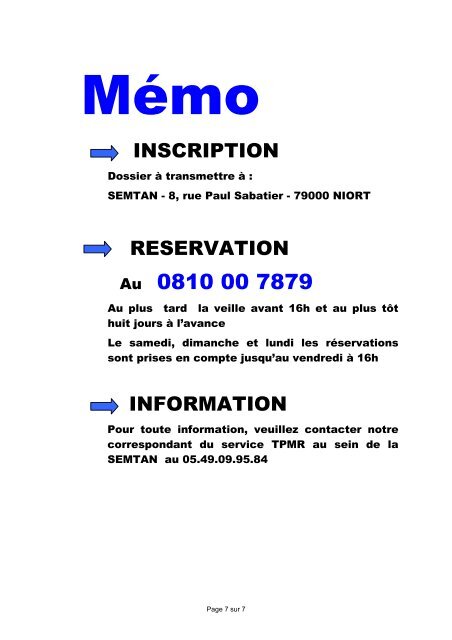 Annexe 2 du PDU - Communauté d'Agglomération de Niort