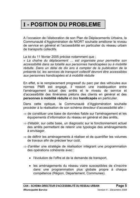 Annexe 2 du PDU - Communauté d'Agglomération de Niort