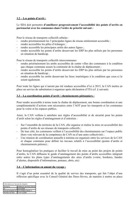 Annexe 2 du PDU - Communauté d'Agglomération de Niort