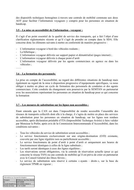 Annexe 2 du PDU - Communauté d'Agglomération de Niort