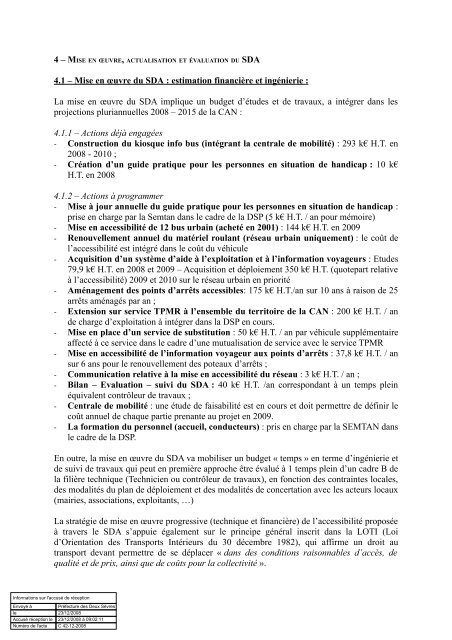 Annexe 2 du PDU - Communauté d'Agglomération de Niort