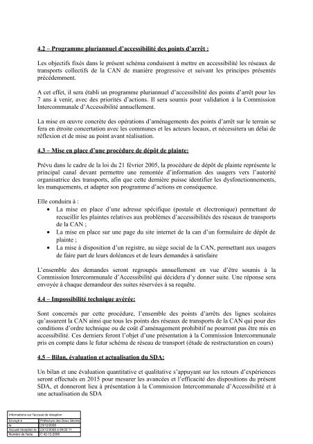 Annexe 2 du PDU - Communauté d'Agglomération de Niort