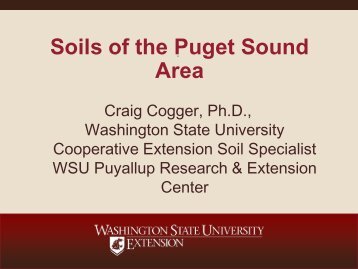 Soils of the Puget Sound Area - Puyallup Research & Extension ...