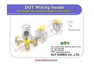 DUT Mixing heads