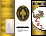 Opsec Family Guide - United States Special Operations Command