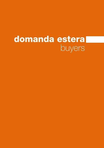 domanda estera buyers - 100cities.it - 100cities