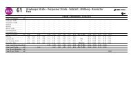 Fahrplan Linie 61