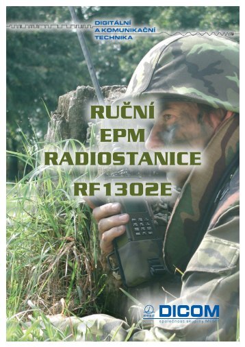 RuÃ„ÂnÃƒÂ­ EPM radiostanice RF1302E (cz) - DICOM, spol. s ro