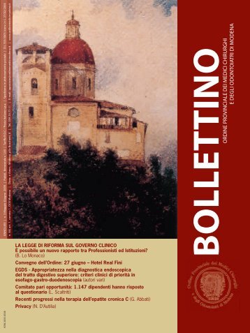 Maggio - Giugno 2009 (pdf - 2.2 MB) - Ordine Provinciale dei Medici ...