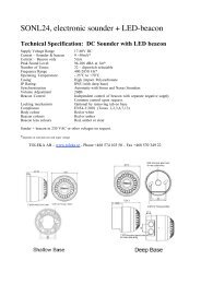 SONL24, electronic sounder + LED-beacon - Toleka