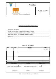 Procedura - CRF - Centro Risorse per le Famiglie della Provincia di ...