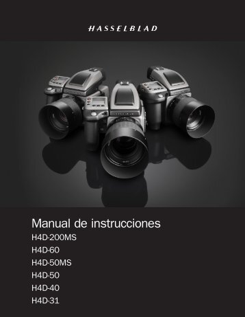 Manual de instrucciones - Hasselblad.jp