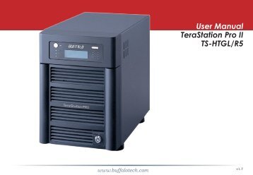 User Manual TeraStation Pro II TS-HTGL/R5 - Cloud