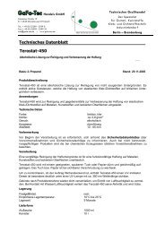 Technisches Datenblatt Terostat-450 - Webshop