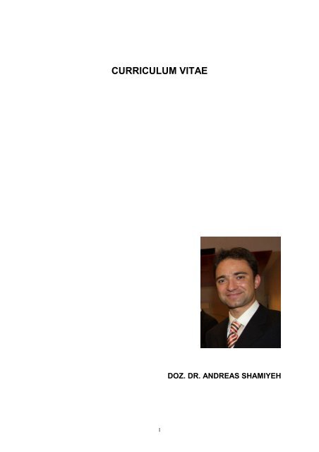 OA Doz. Dr. Andreas Shamiyeh - optimist