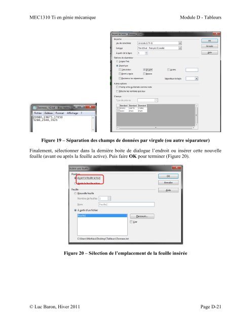 Les tableurs - Moodle