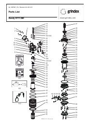 Spare parts list (50/60Hz English) - Grindex