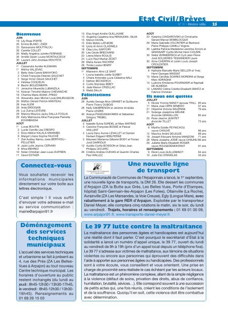 ANV NÂ°31 - Arpajon