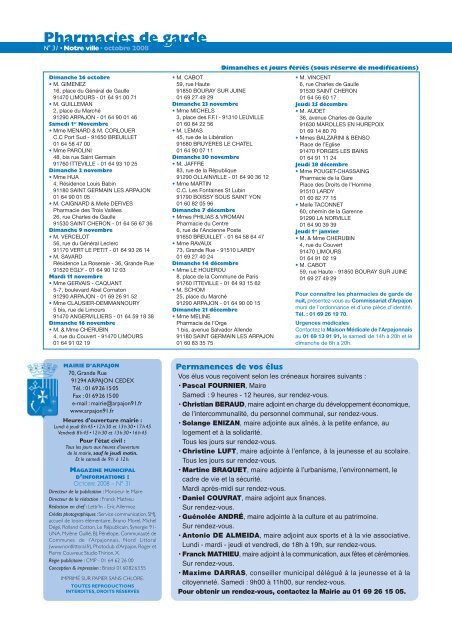 ANV NÂ°31 - Arpajon