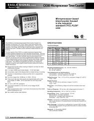 CX300 Microprocessor Timer/Counter - Danaher Specialty Products