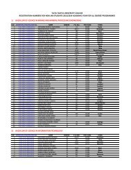 Students Registration numbers 2013-2014 for TTUC - Taita Taveta ...