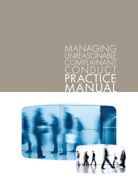 Better practice guide to managing unreasonable  complainant conduct