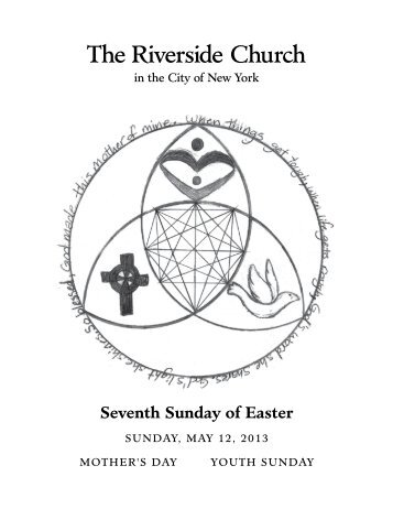 Click here to download this Sunday's bulletin - The Riverside Church
