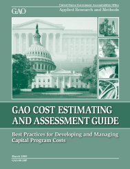 GAO-09-3SP GAO Cost Estimating and Assessment ... - AcqNotes.com