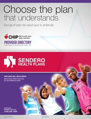 CHIP Provider Directory - Sendero Health Plans