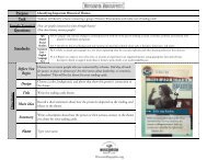 Lessons using the Trading Card activity (pdf) - Wisconsin Media Lab