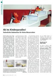 Ab ins Kinderparadies! - SanitärJournal