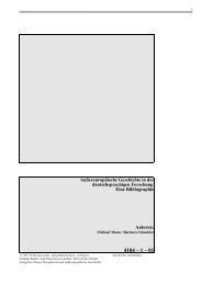 Bibliographie - FernUniversität in Hagen