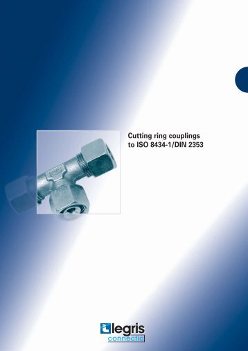 Cutting ring couplings to ISO 8434-1/DIN 2353 - OPERATOR SERV