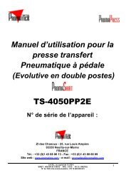 Presse à transfert TS-4050PP2E - Promattex