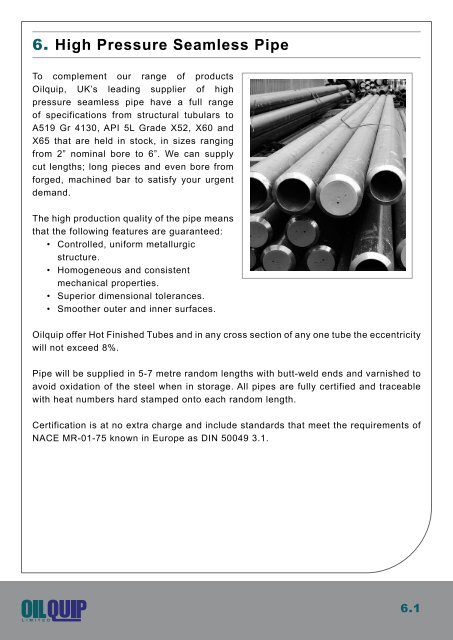 Product Brochure - Oilquip Limited