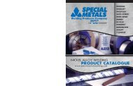 Product Catalog - Special Metals welding