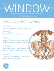 Oncology Re-imagined. - GE Healthcare