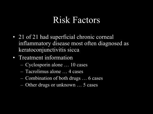 Corneal squamous cell carcinoma in dogs with a history of chronic ...