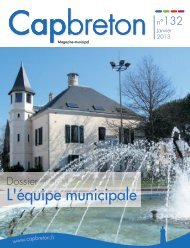 Bulletin NÂ°132 (janvier 2013) - Ville de Capbreton
