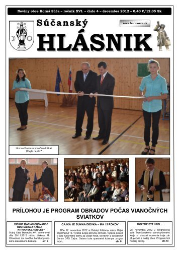 SÃºÄanskÃ½ hlÃ¡snik 2012 ÄÃ­slo 4.pdf - HornÃ¡ SÃºÄa