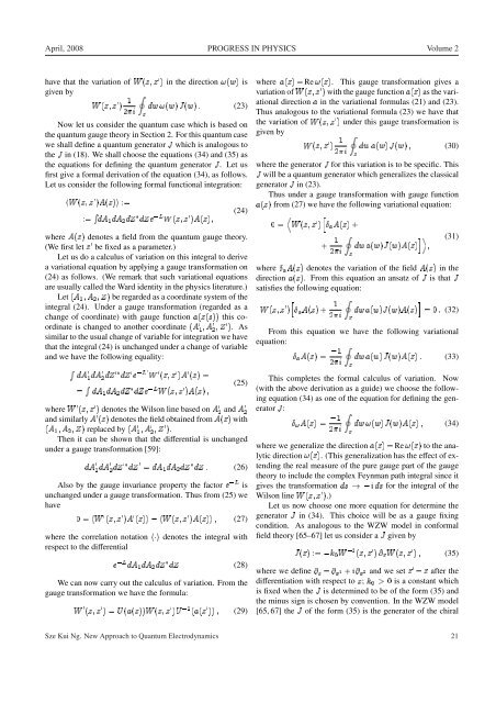 Vol. 2 - The World of Mathematical Equations