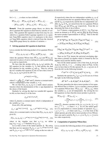 Vol. 2 - The World of Mathematical Equations